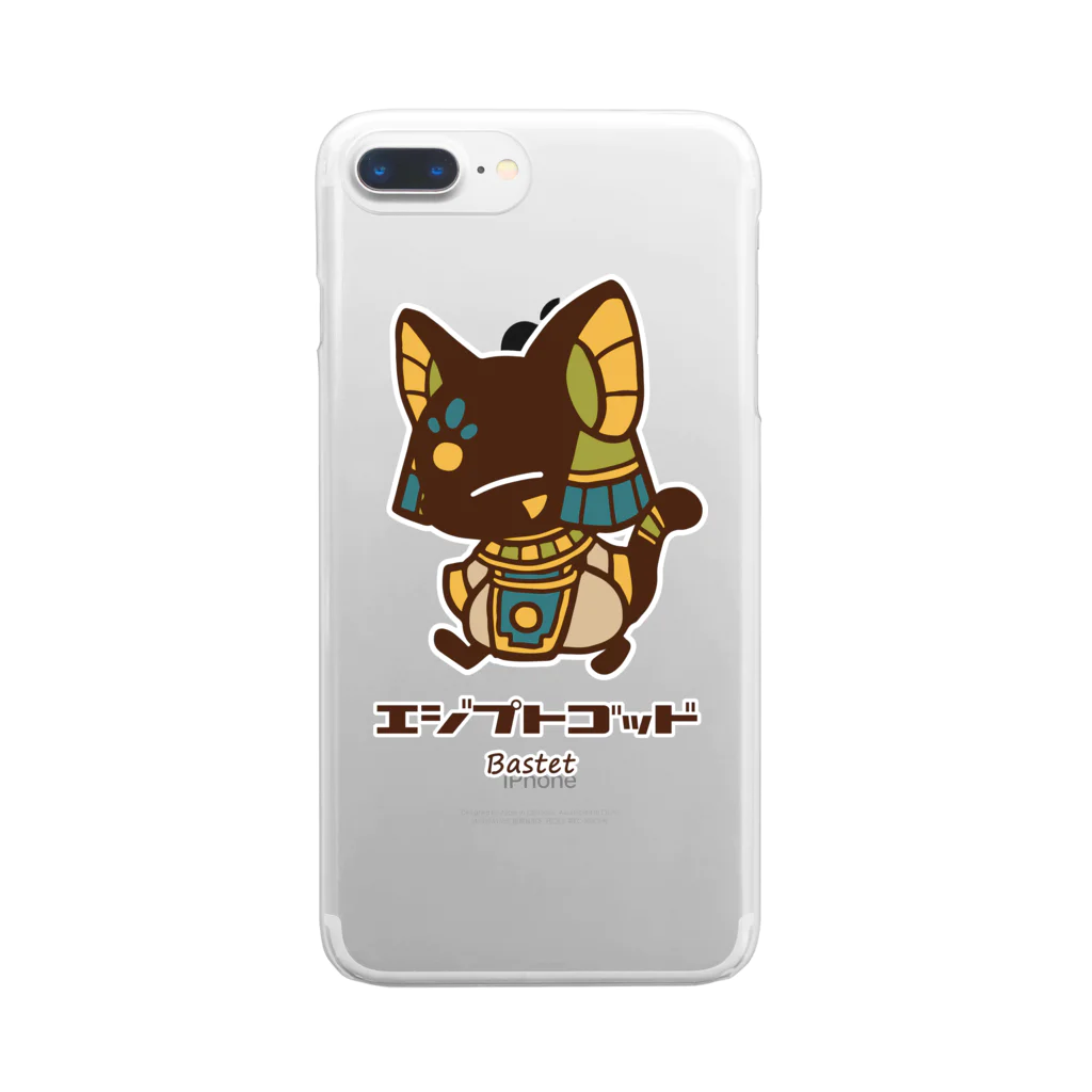 こねこめっとのエジプトゴッドwithバステト Clear Smartphone Case