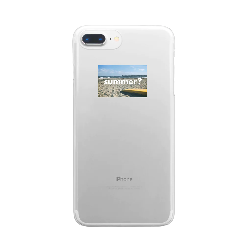 ヤマダのsummer? Clear Smartphone Case