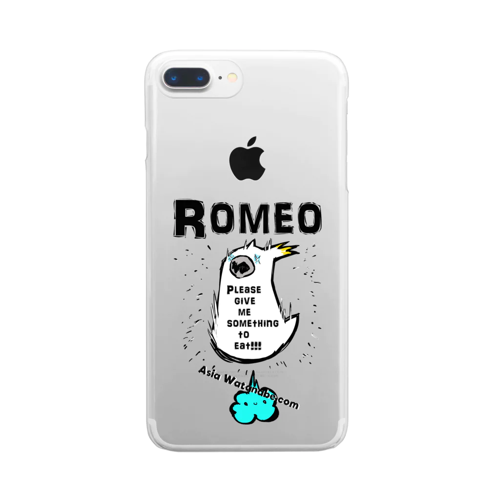 SHOP ROMEO　のHungry tai Clear Smartphone Case