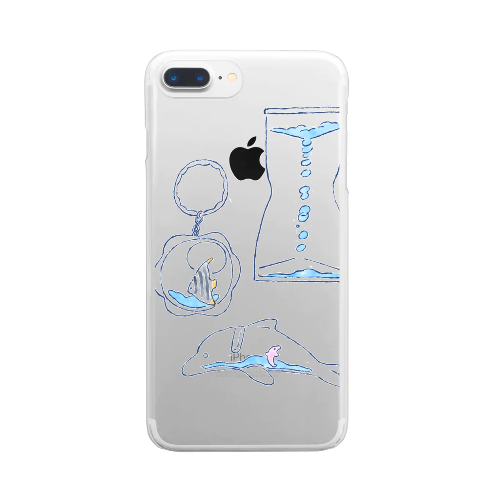 oyasmurの海に行ったつもり Clear Smartphone Case