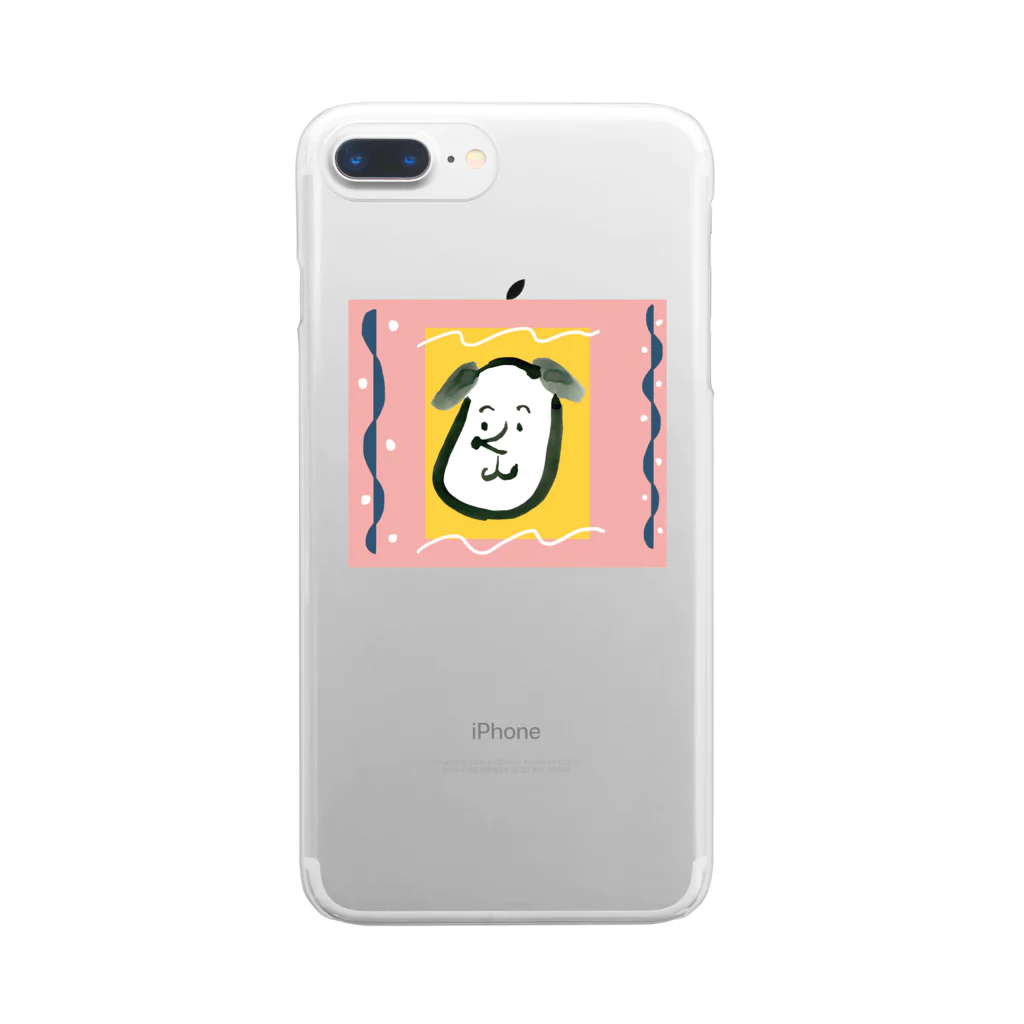 ishiのいぬさん２ Clear Smartphone Case