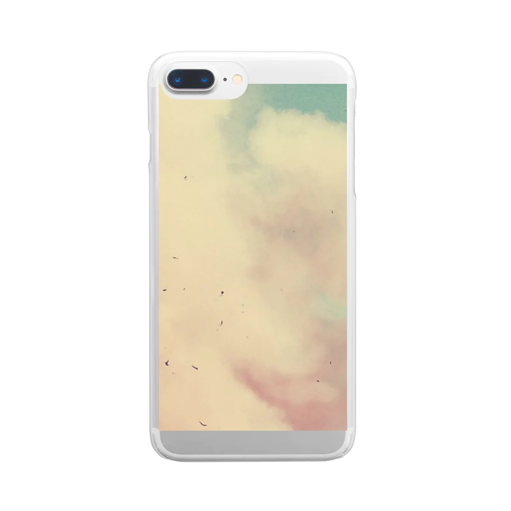 good nightの質素に Clear Smartphone Case