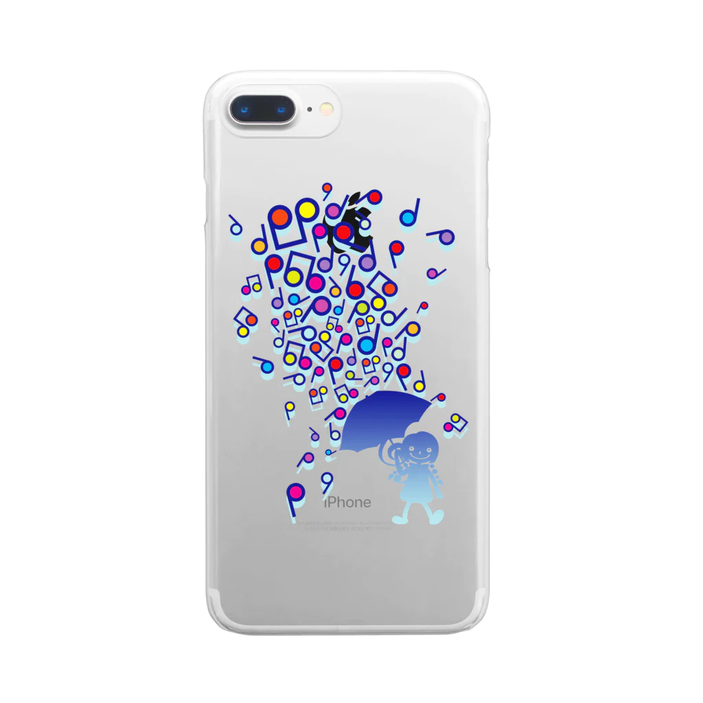 AURA_HYSTERICAのSingin' in the Rain Clear Smartphone Case