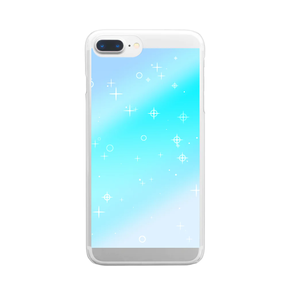 まめ＠ゆるふわおもろ発見隊のグラデ１ Clear Smartphone Case