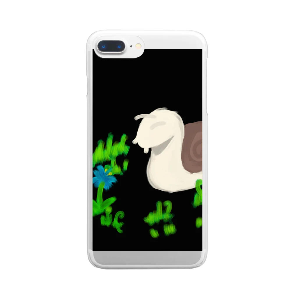 Lamb Chopのスネイル君 Clear Smartphone Case