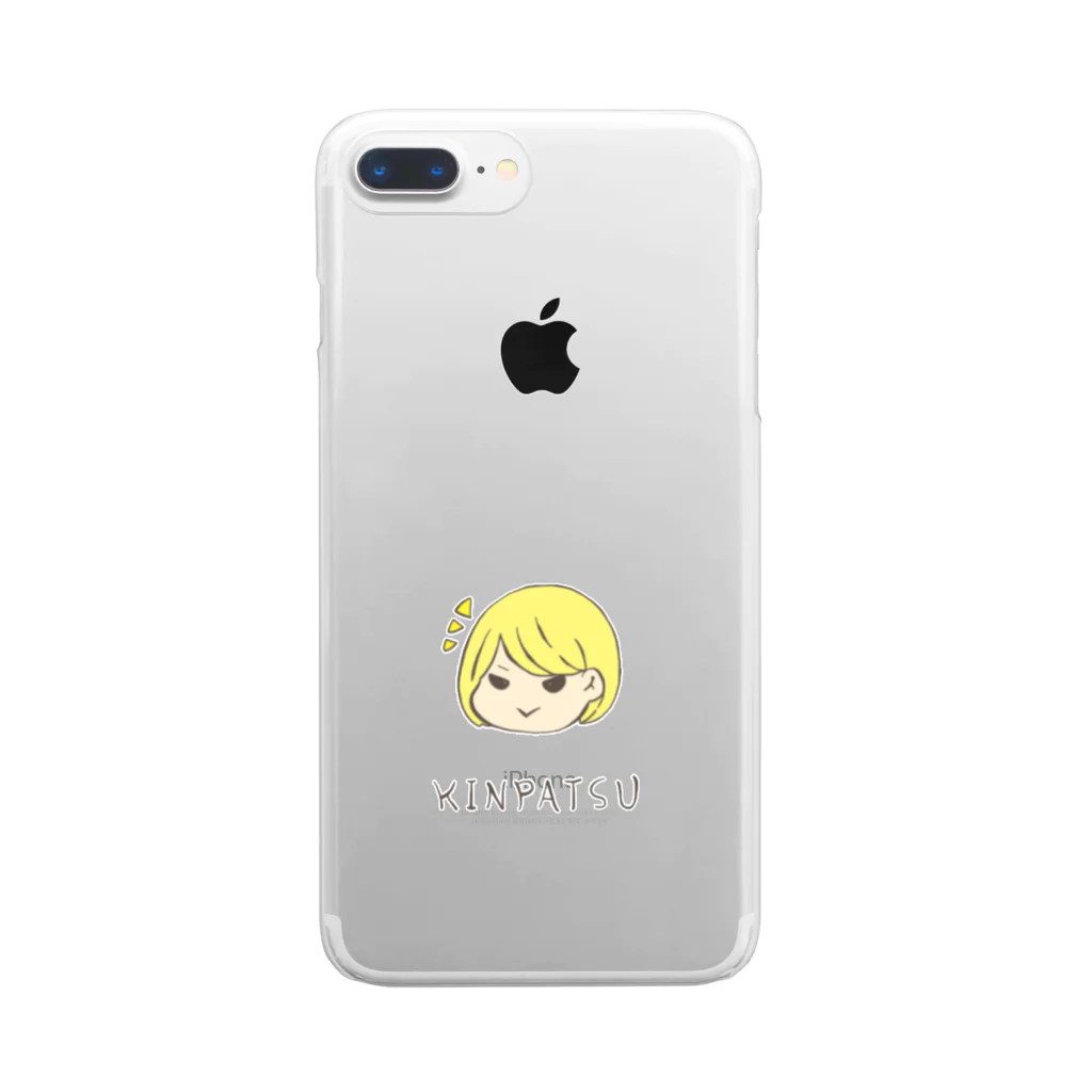 Tubaki0930の金髪ボブちゃん Clear Smartphone Case