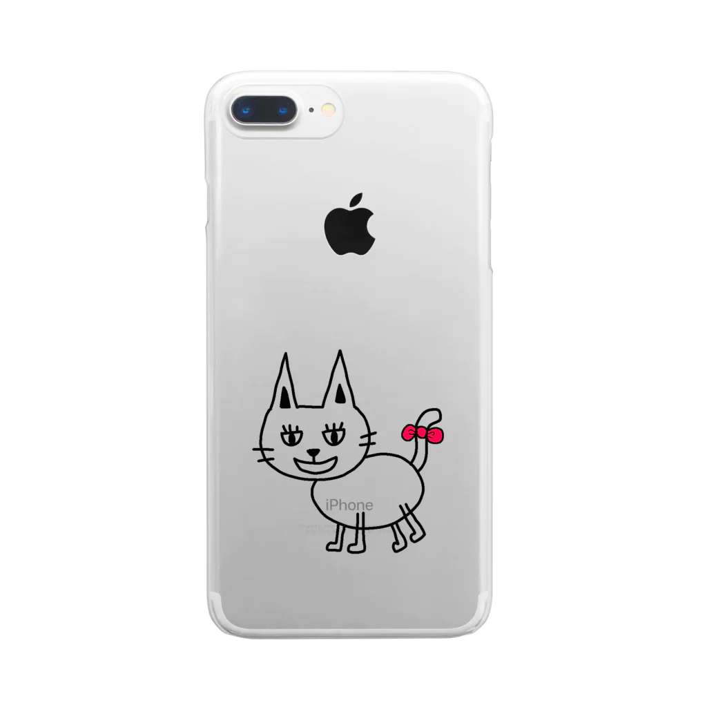 ☪︎.° Lon & Ru ☽･:*のねこ(๑ↀᆺↀ๑)✧ Clear Smartphone Case