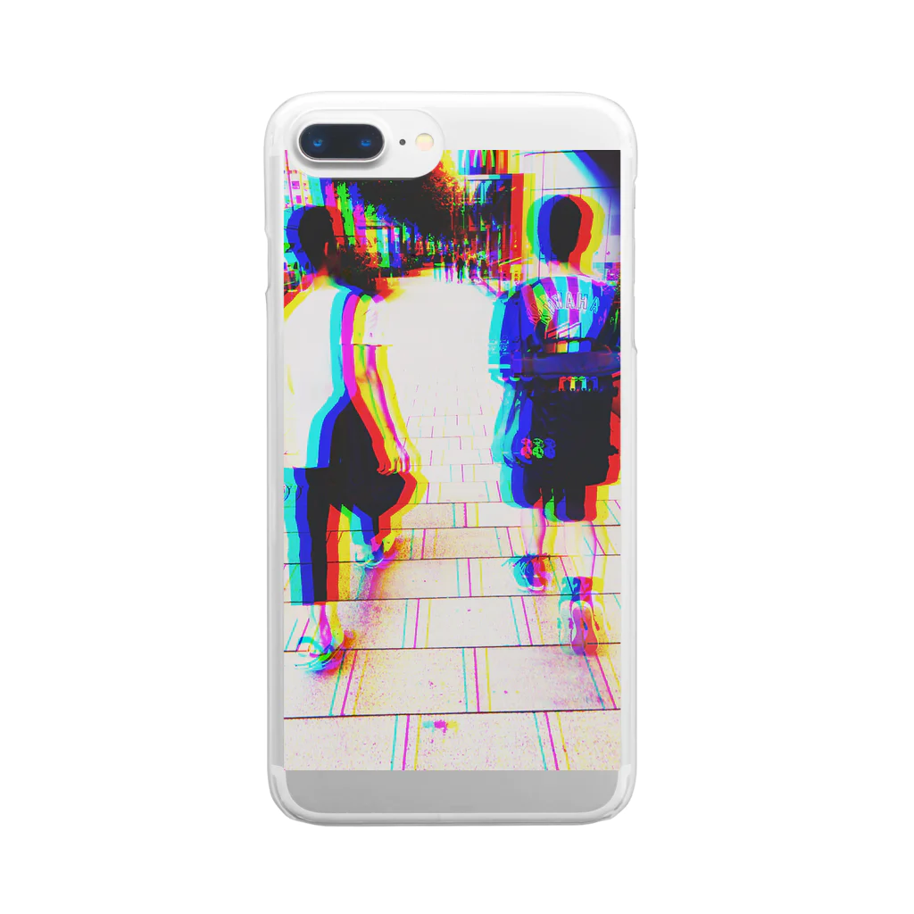 おちゃ(🍵大和神社のあいうえお Clear Smartphone Case