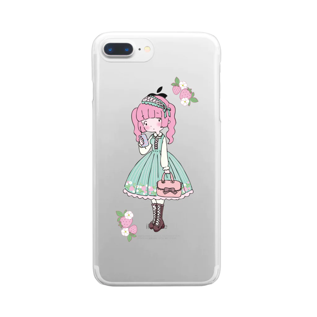 ららぴぴ堂の甘ロリちゃん Clear Smartphone Case