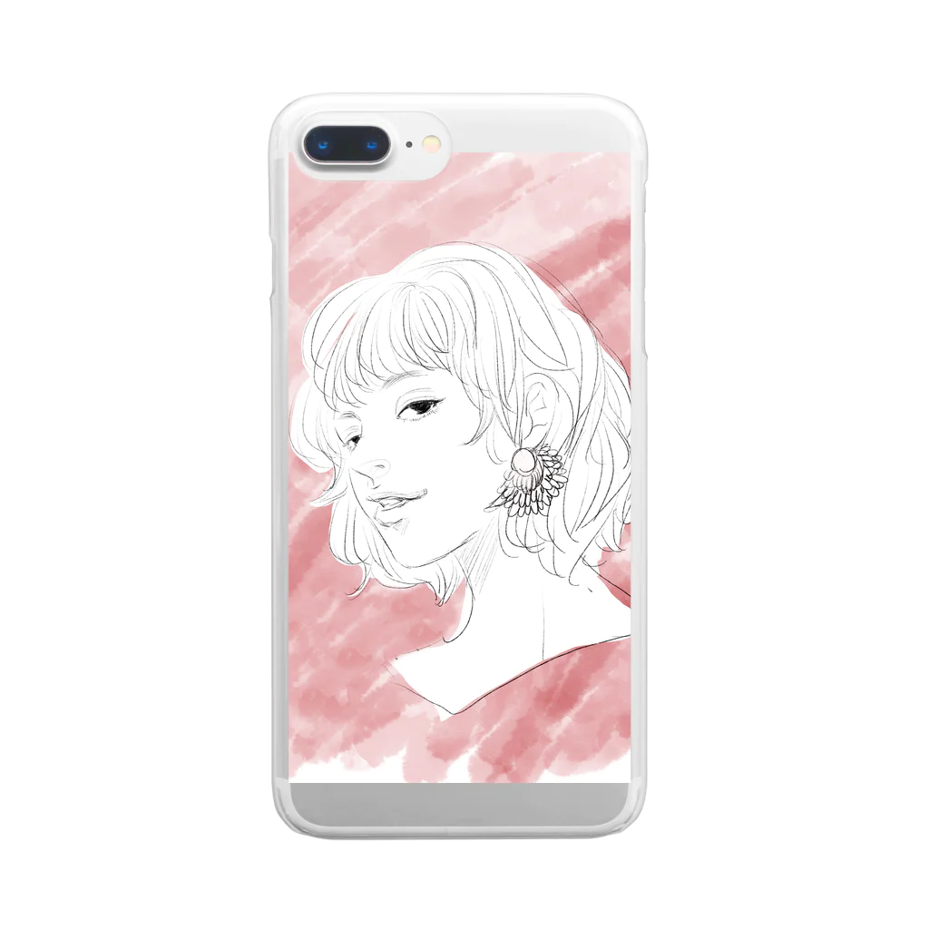 masayo_nameのThere is always light behind the clouds. Clear Smartphone Case