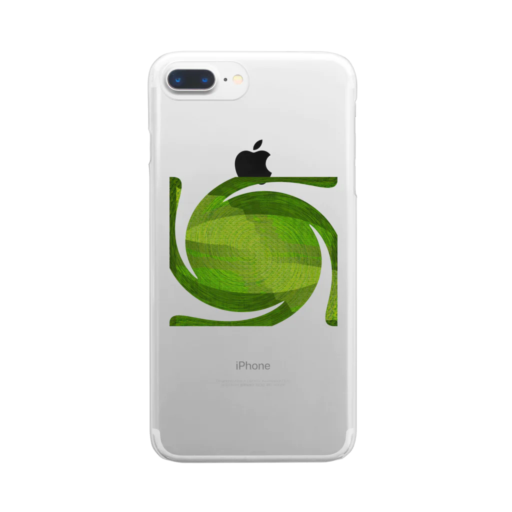 水草の藻１ Clear Smartphone Case