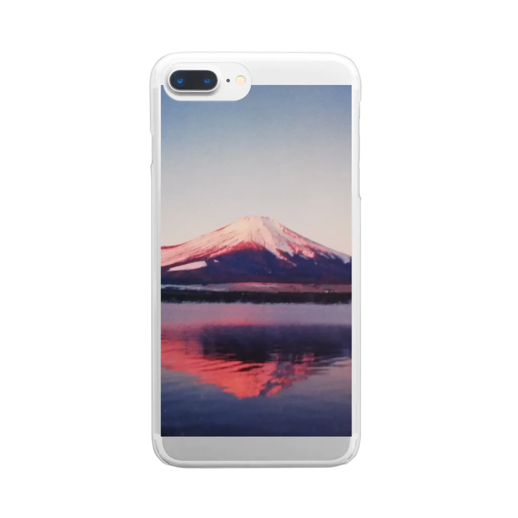 umezuriのあかふじ　君 Clear Smartphone Case