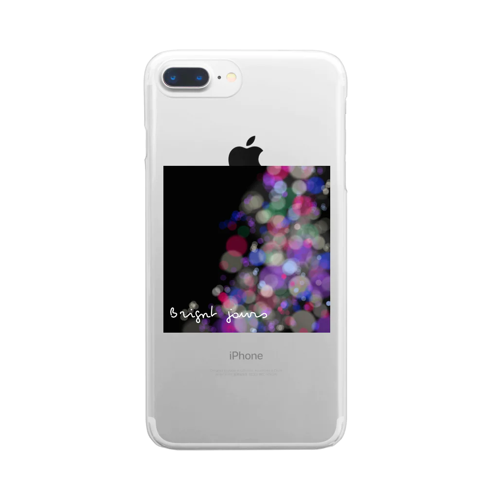 A        ＿Bright jours＿のNéon design series Clear Smartphone Case