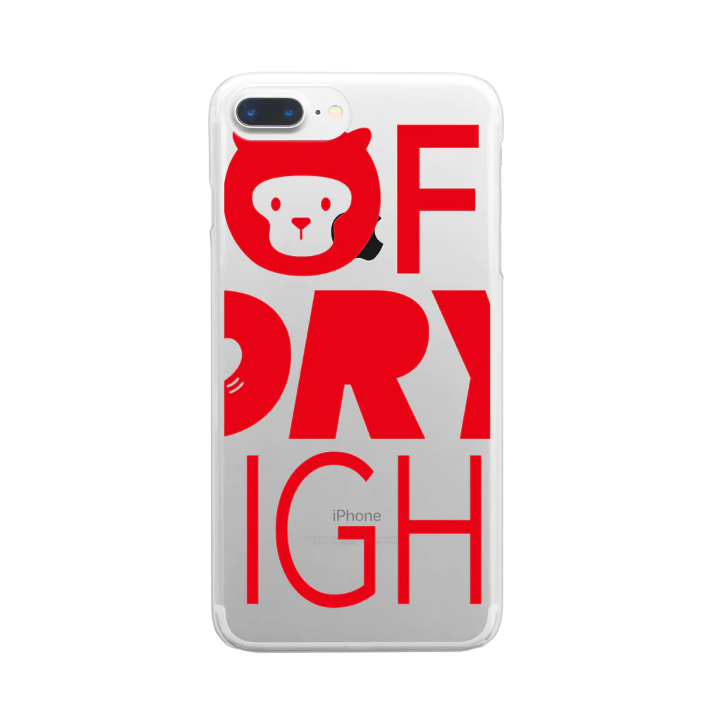 Maco's Gallery ShopのSOFT DRY NIGHT Clear Smartphone Case