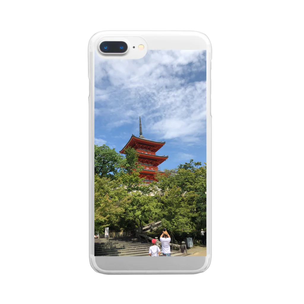 koushi_power_17の清水寺 Clear Smartphone Case