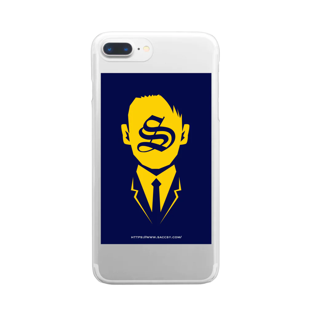 SACCSY SHOPのSACCSY_スマホケース Clear Smartphone Case