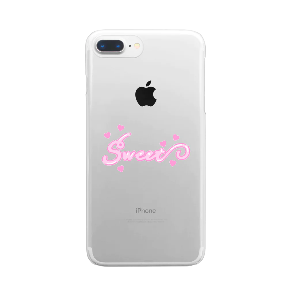 mero46のsweet Clear Smartphone Case