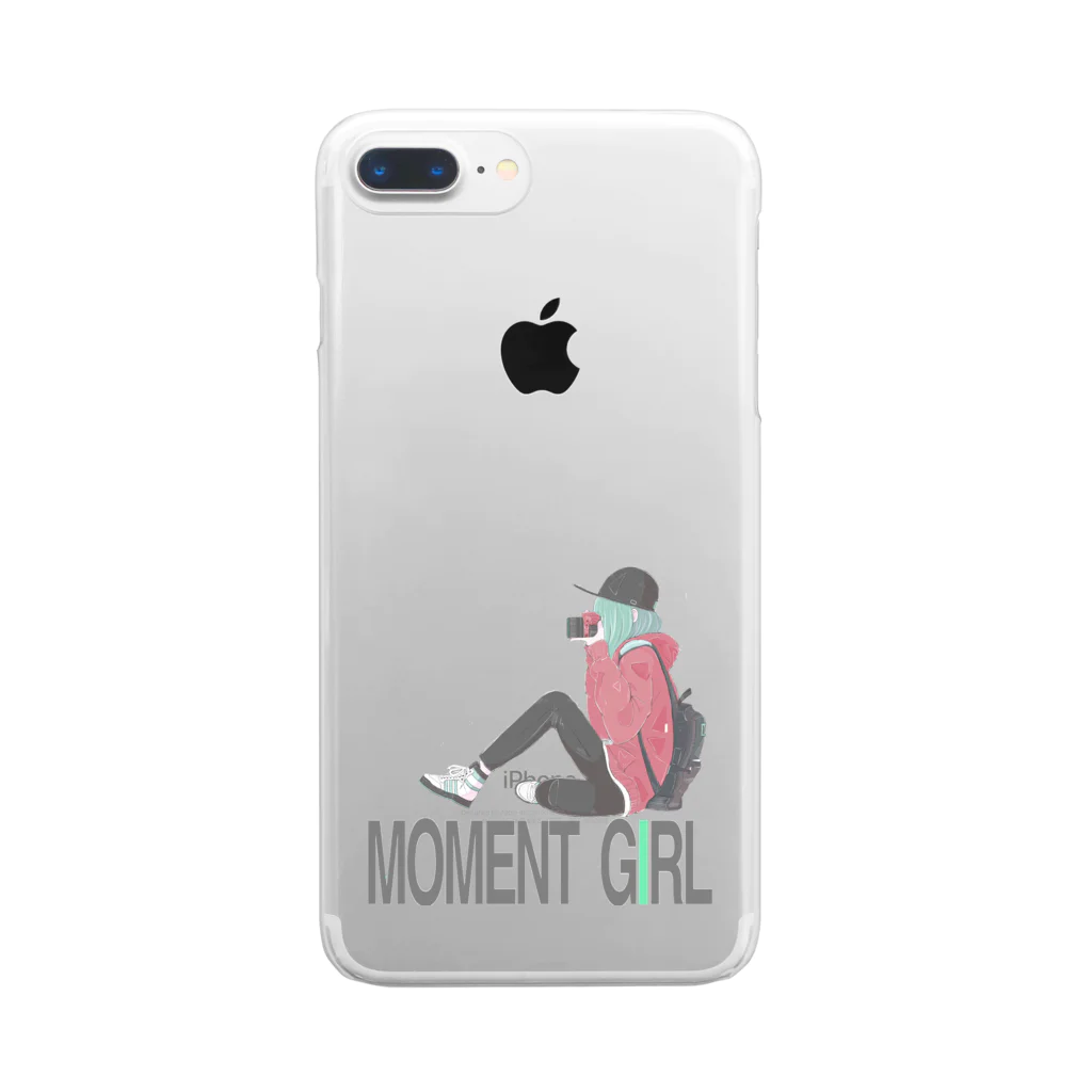 homareのカメラgirl Clear Smartphone Case