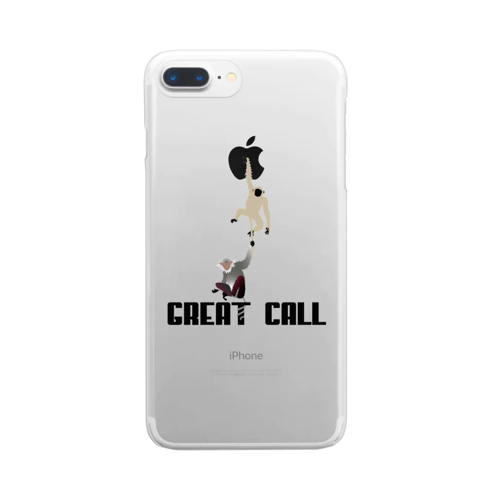 GREAT_CALLのラングール Clear Smartphone Case