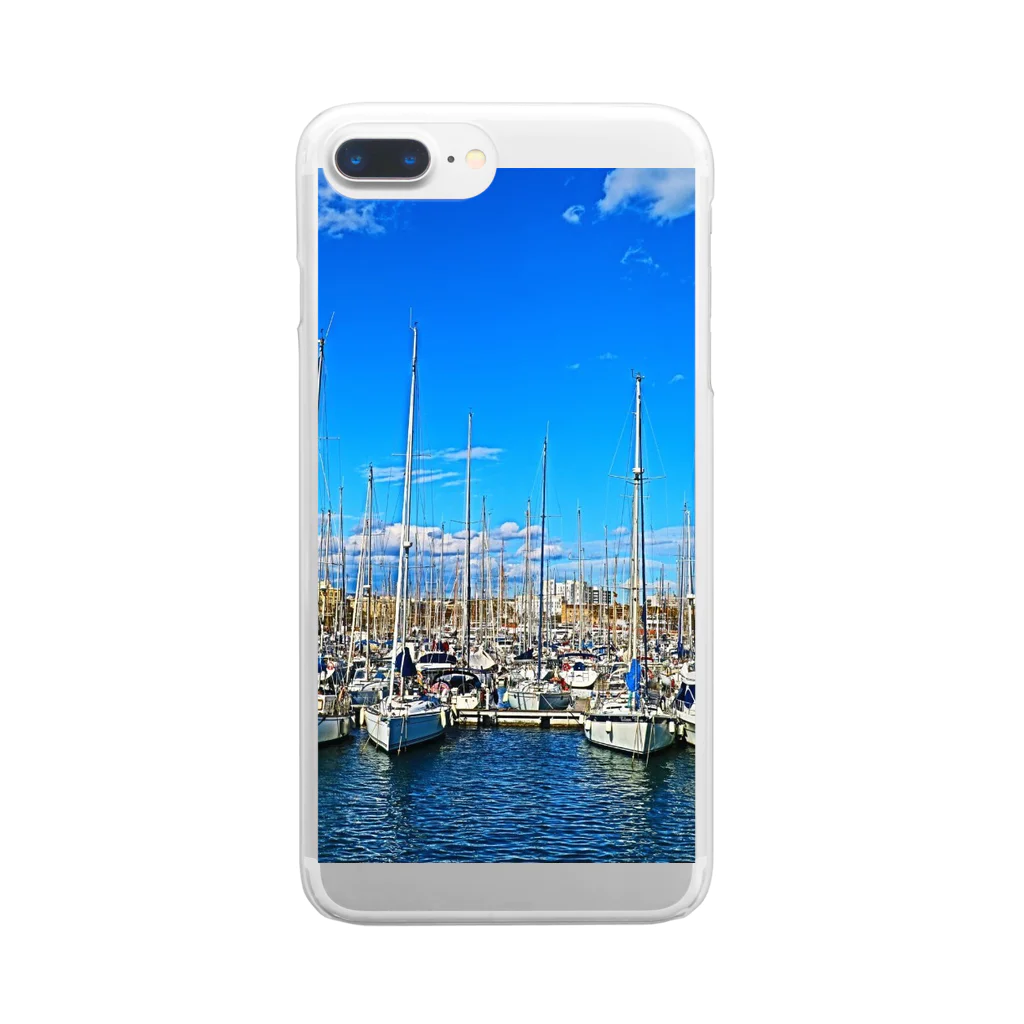 syo_31のBarcelona_sea Clear Smartphone Case