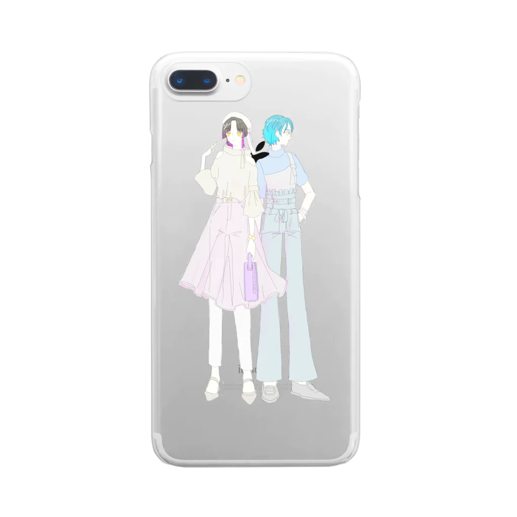 hosi514の淡い秋の装い Clear Smartphone Case