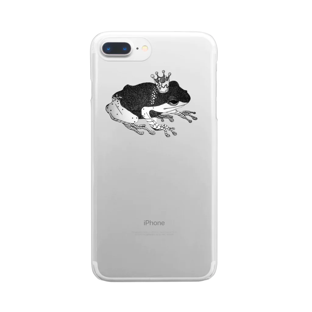 aya aceの蛙 Clear Smartphone Case