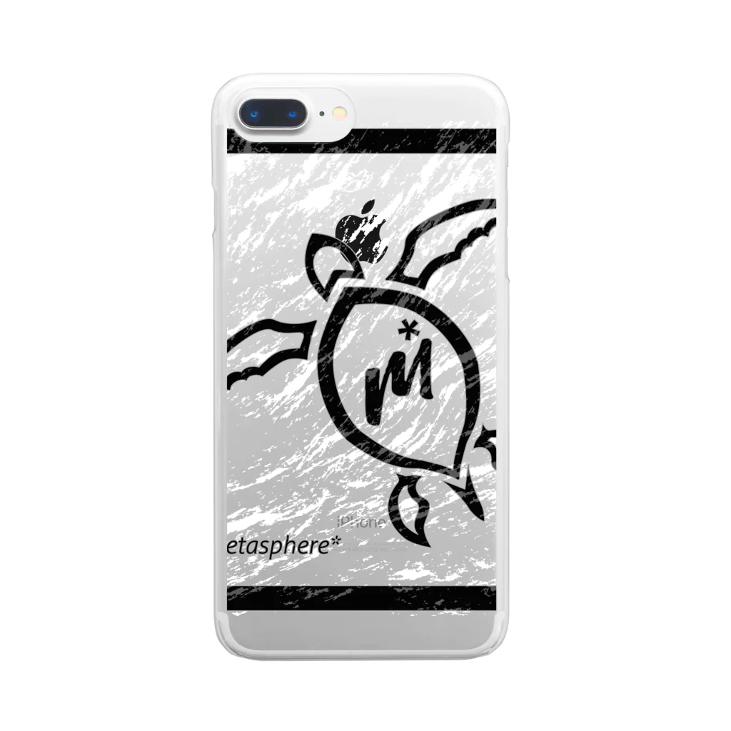 metasphereのホヌ-海 Clear Smartphone Case