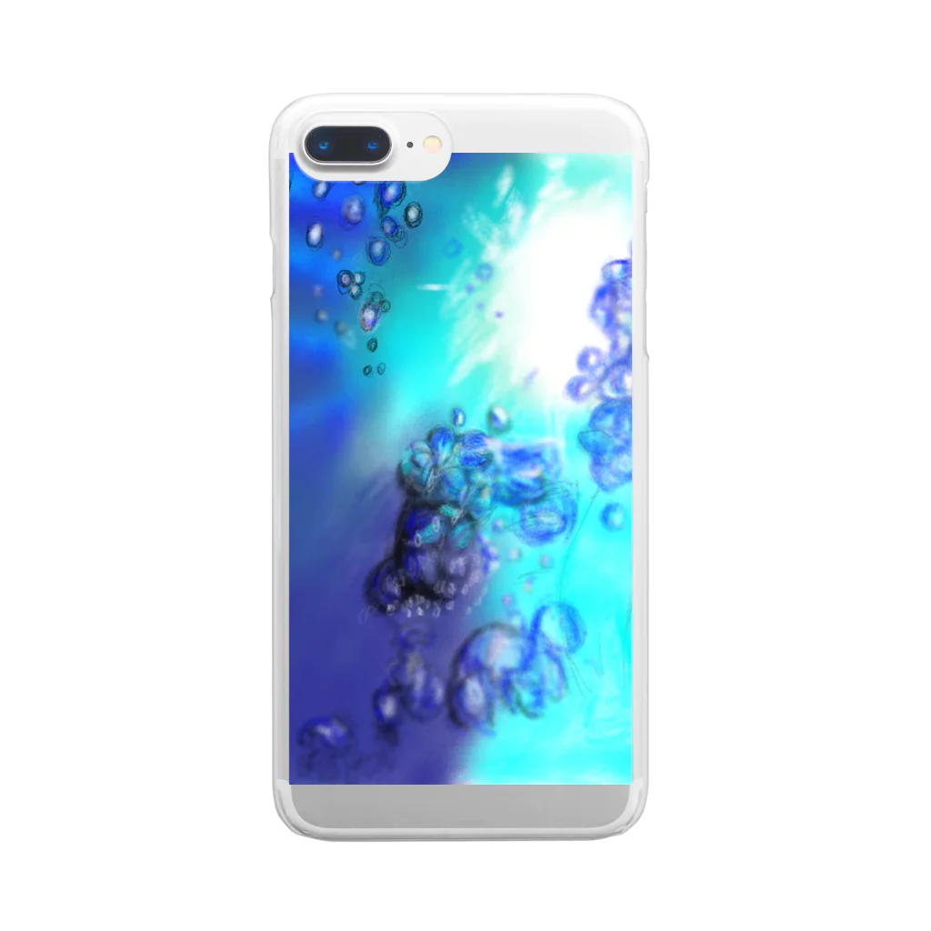 Luk-3580のヒカリの泡 Clear Smartphone Case