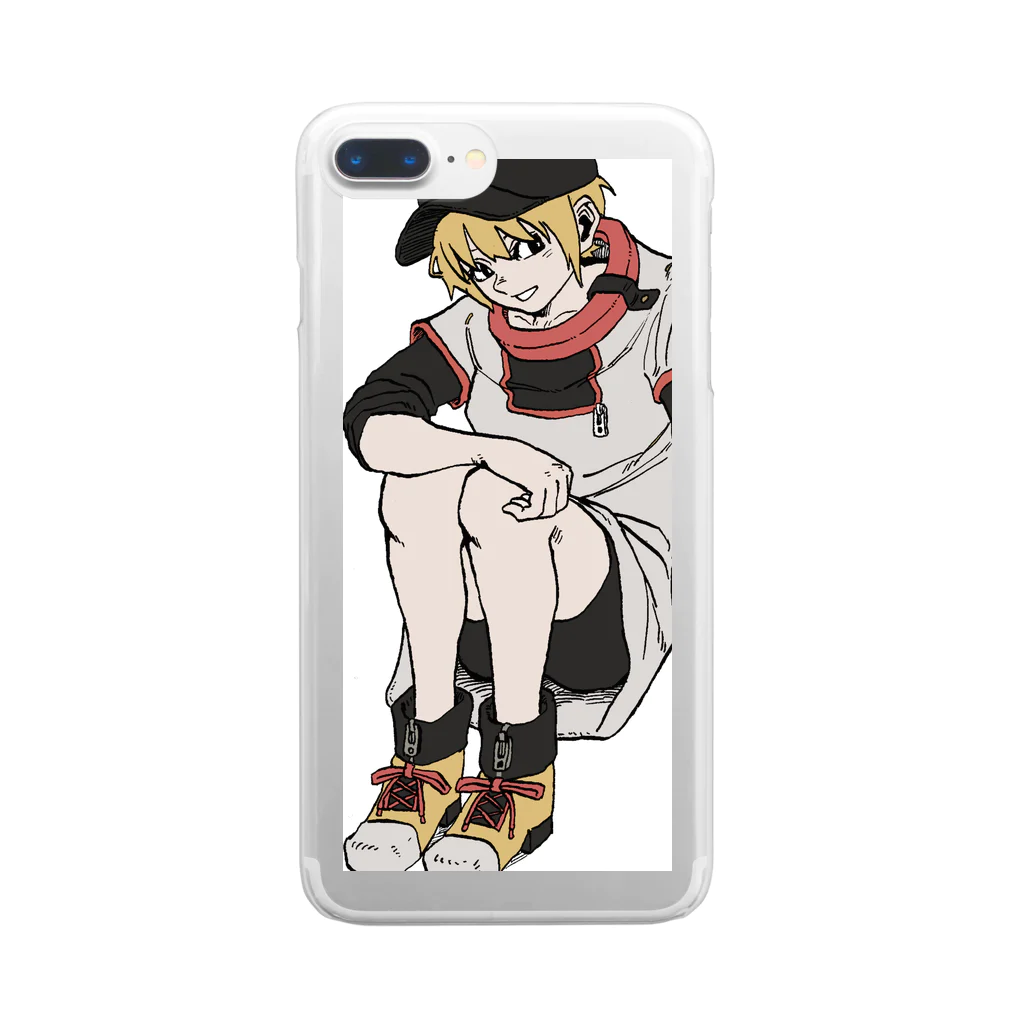 とむのライカちゃん Clear Smartphone Case