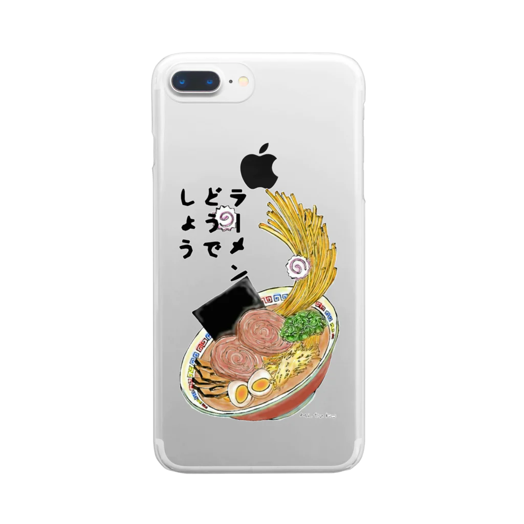 みつ子のラーメンどうでしょう Clear Smartphone Case