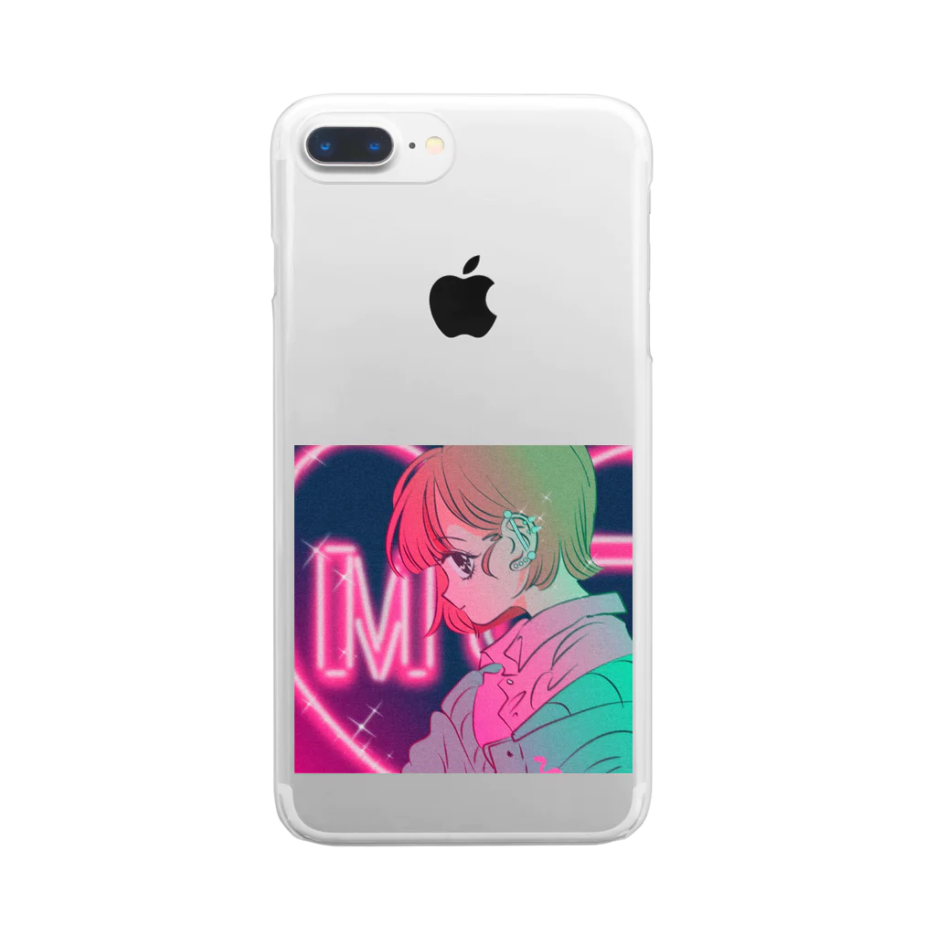 うぬのお店のneon Clear Smartphone Case