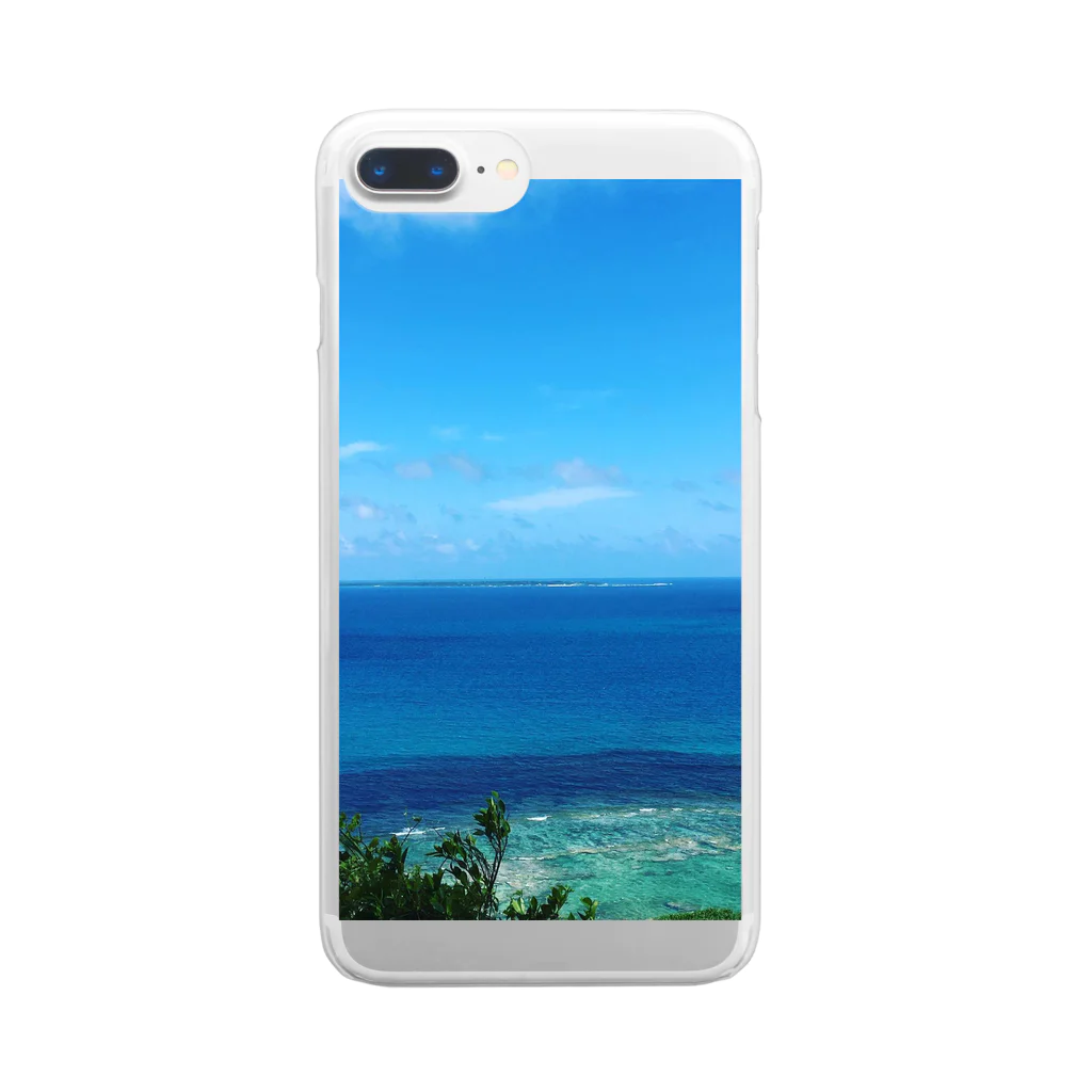 sango23の沖縄の海 Clear Smartphone Case