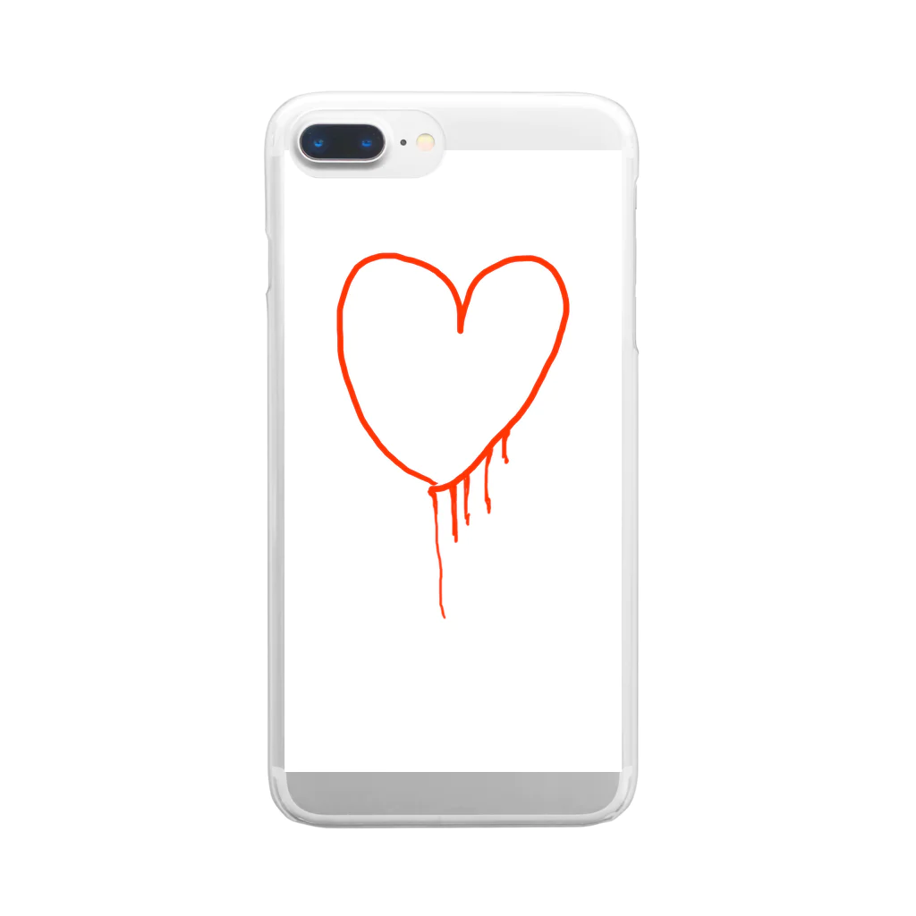 村上裕 daily work 燃料 裸の特異点 素人のmy heart Clear Smartphone Case