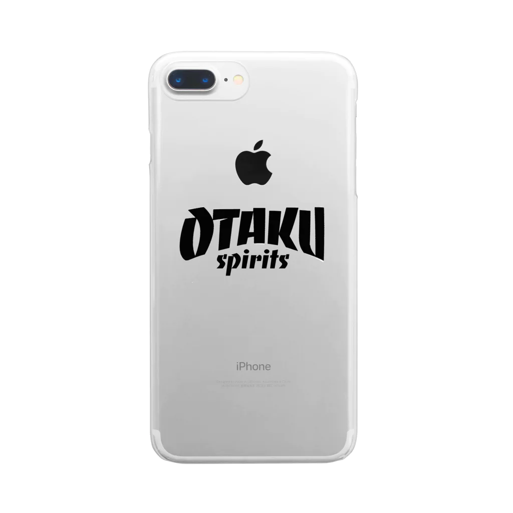 おもしろいTシャツ屋さんのOTAKU SPIRITS オタクスプリッツ Clear Smartphone Case