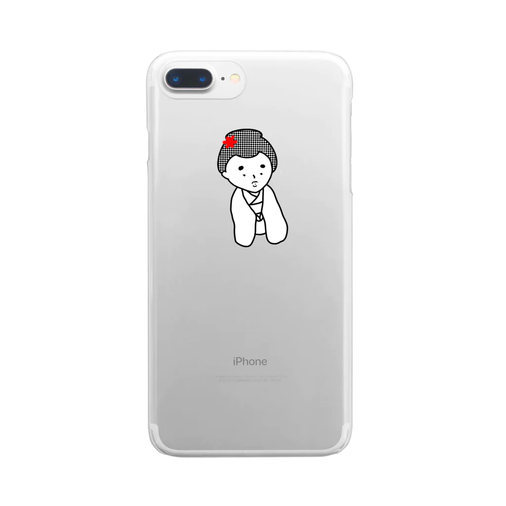 CHACHAGIRLのはんなりがーる。 Clear Smartphone Case