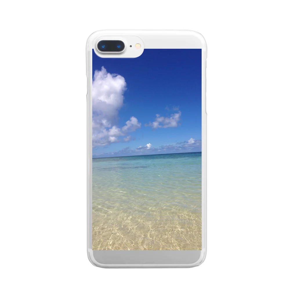 yuuuumeの沖縄の青空 宮古島 Clear Smartphone Case