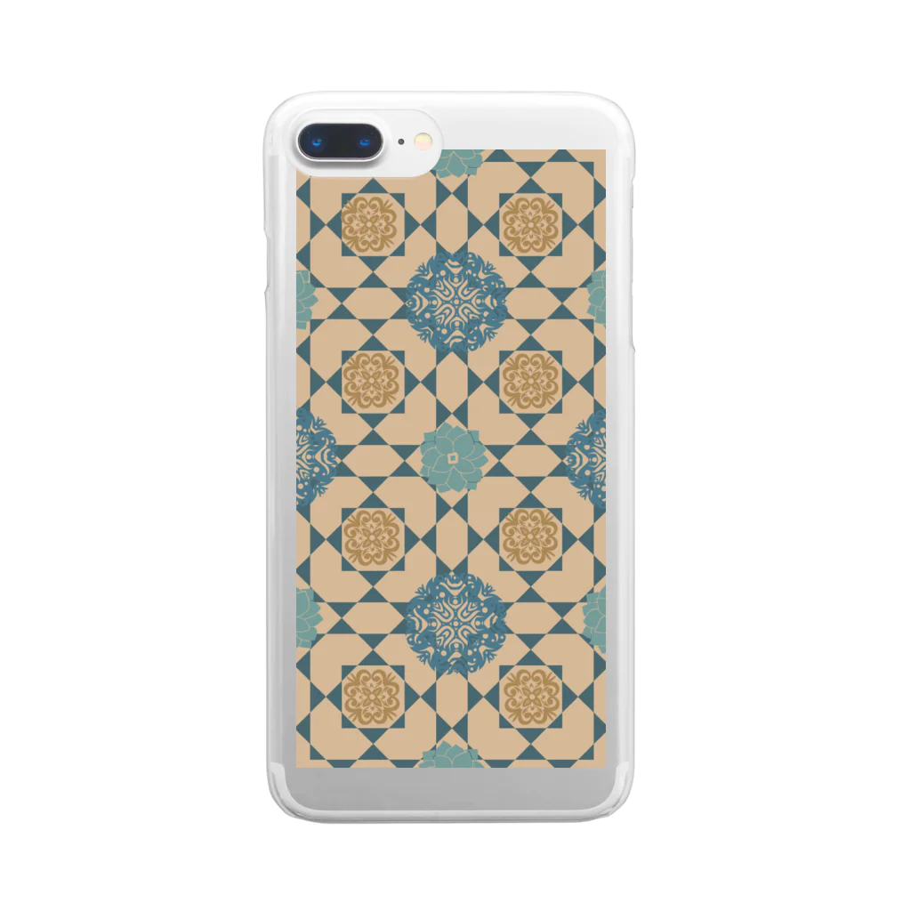 しおりのarabesque I Clear Smartphone Case