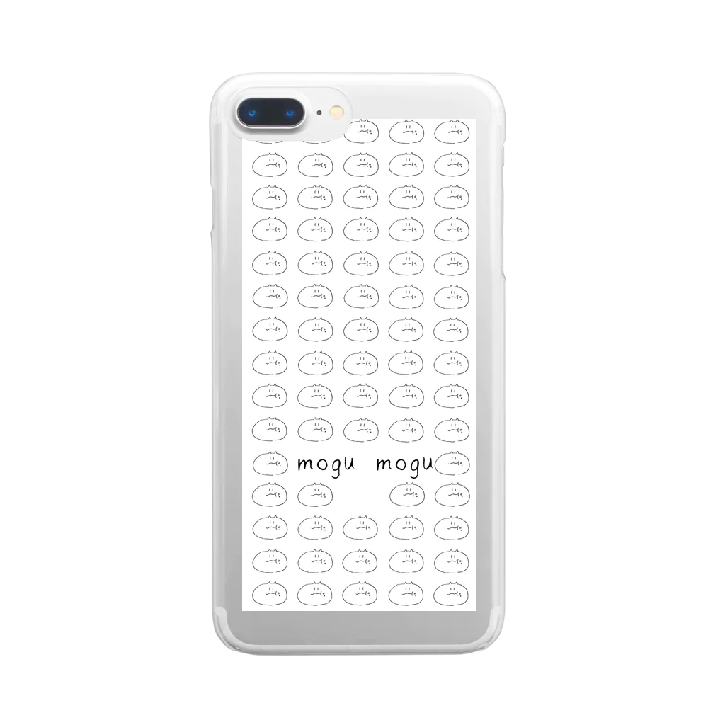 siyoyoのmogu moguケース クリアスマホケース