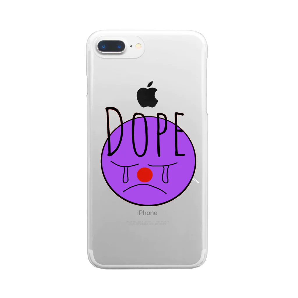 DopeのDope クリアスマホケース