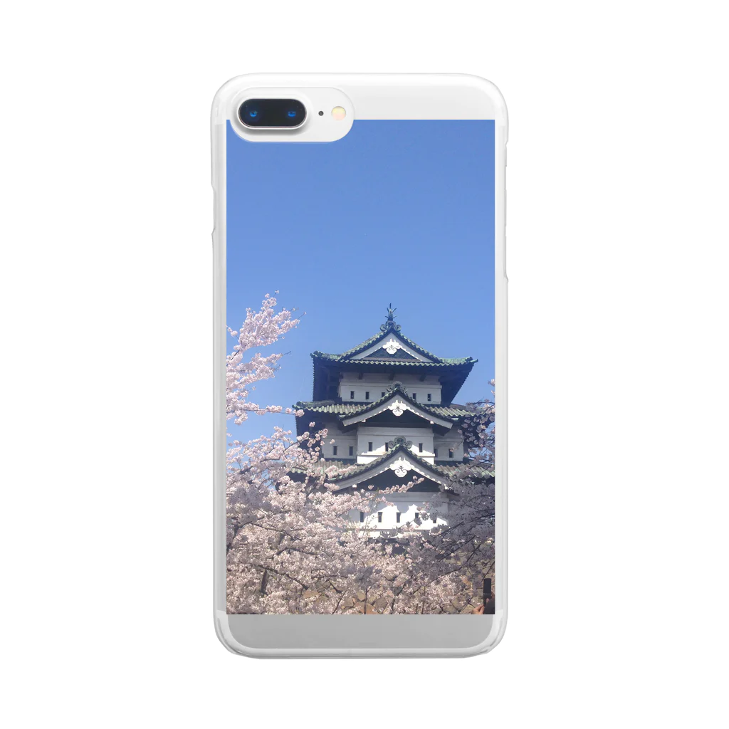 fuku0127の弘前城 Clear Smartphone Case