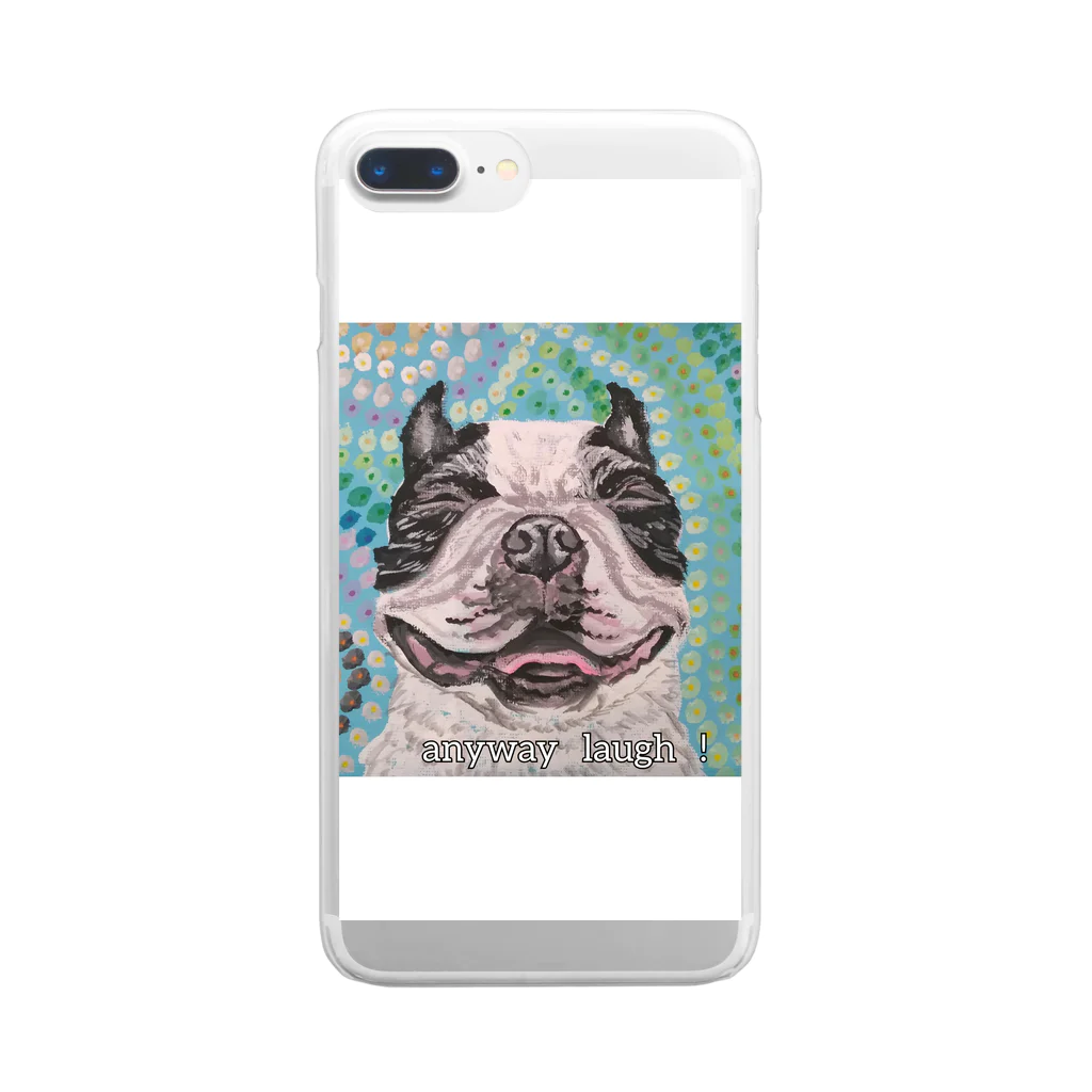 Sharon no Kazeのanyway laugh ! Clear Smartphone Case