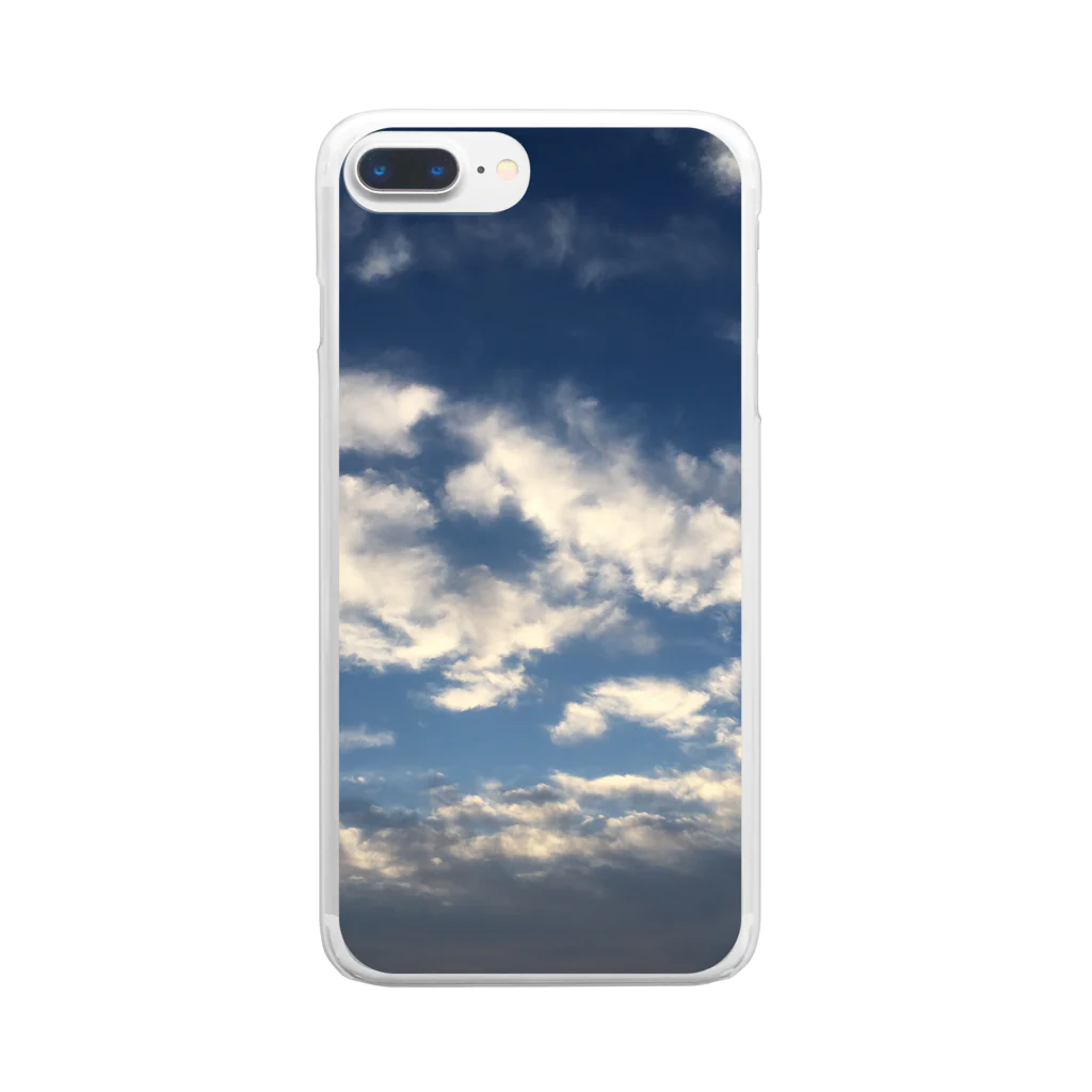 AKA｡cafe𖠚ᐝ ご購入感謝致します*))の空。 Clear Smartphone Case