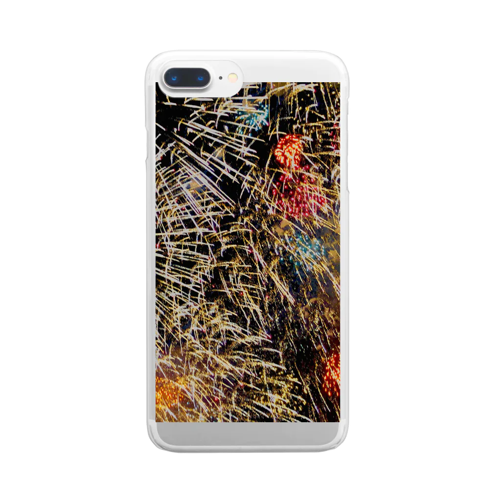 rararaaaaの火花 Clear Smartphone Case