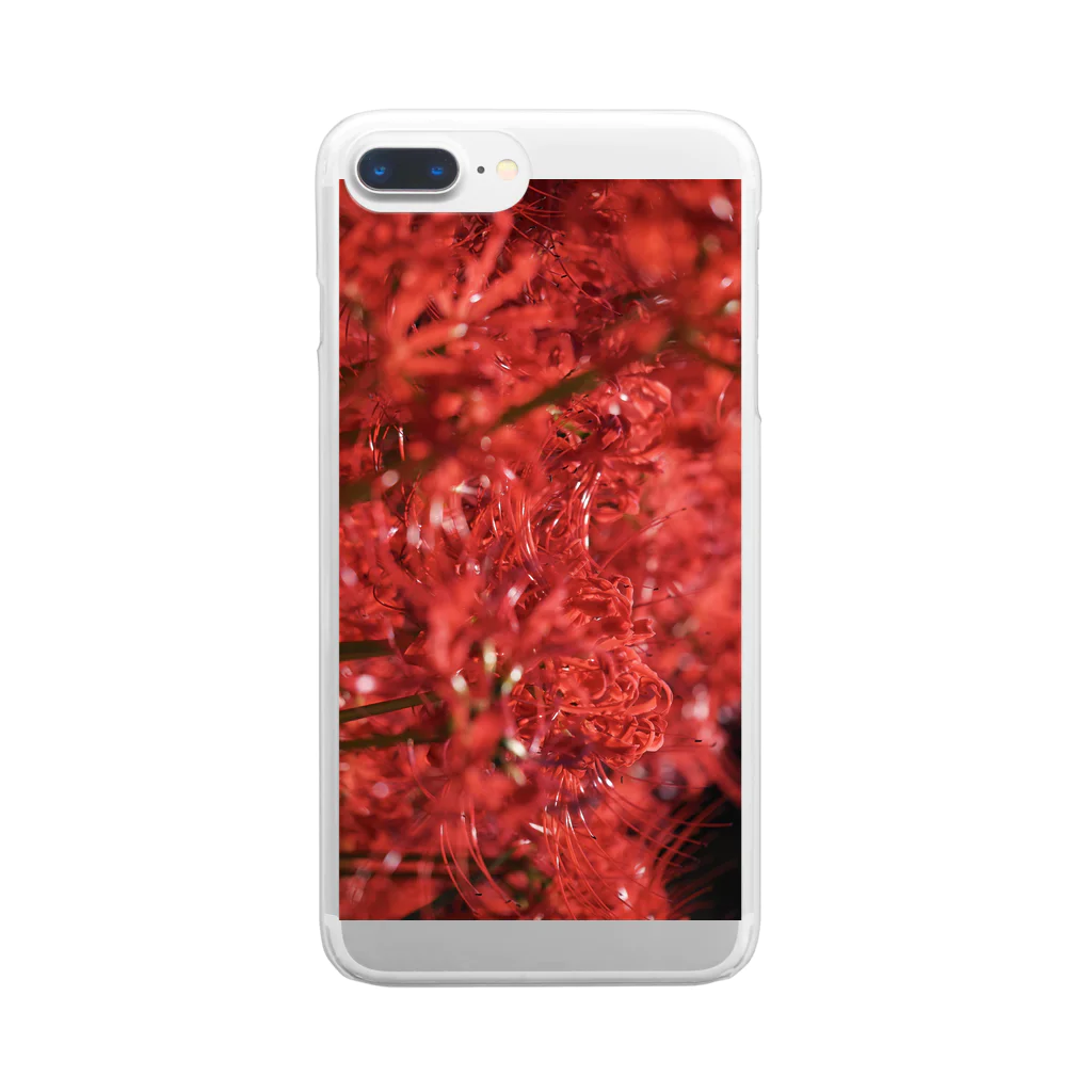 cokto_の彼岸花 Clear Smartphone Case