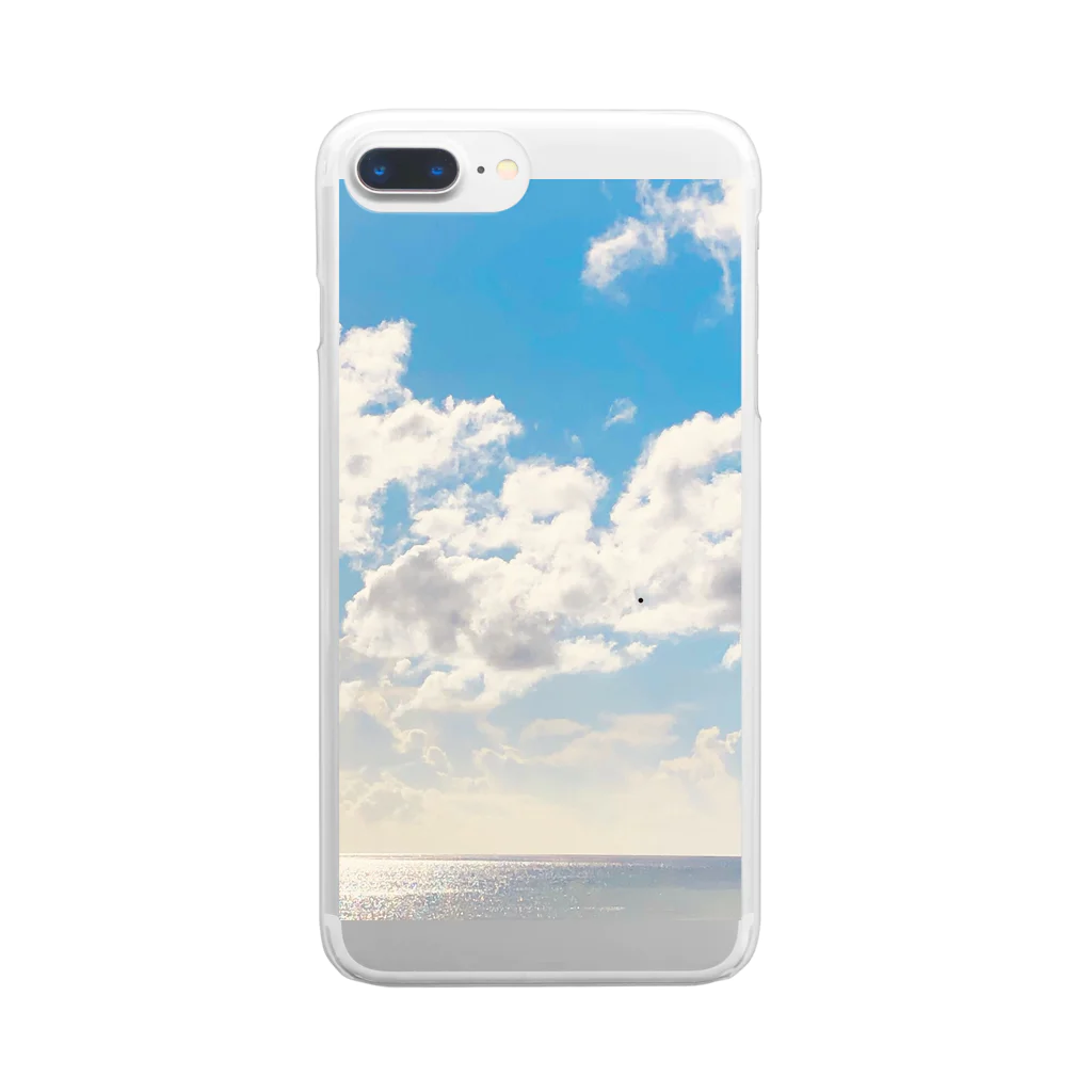azazの空と海と Clear Smartphone Case