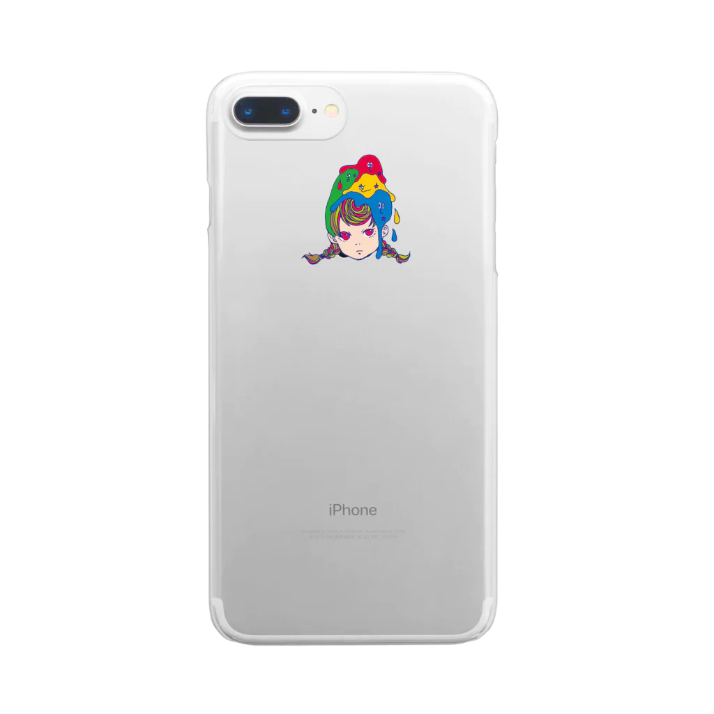 ヨナハアヤのどろどろーん Clear Smartphone Case