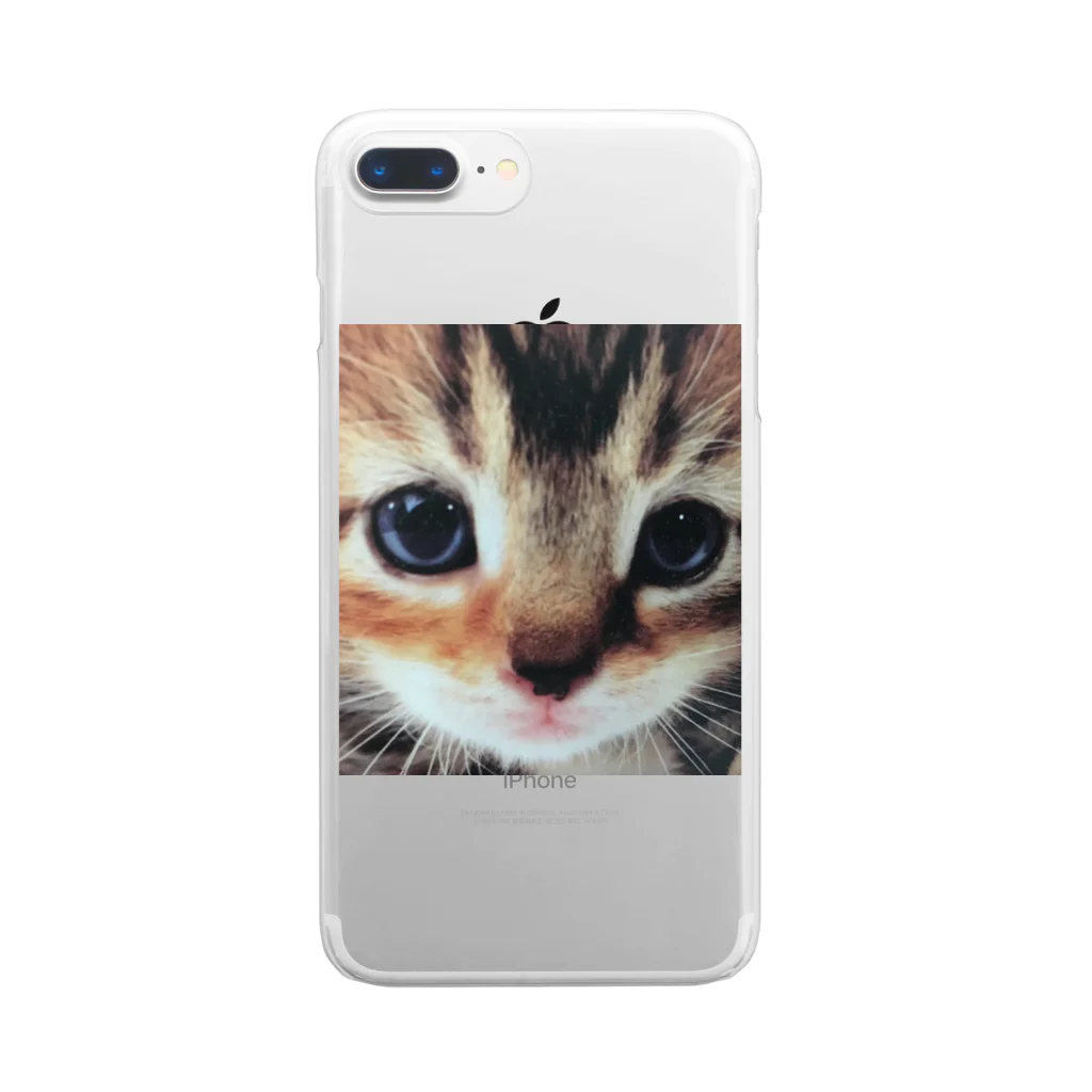 teruzoTanab2514のねこさん Clear Smartphone Case