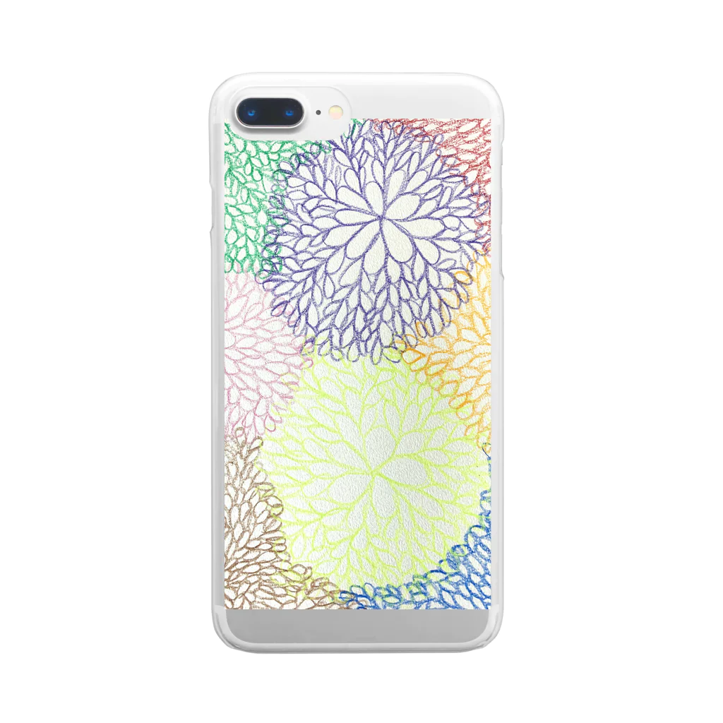 poyoyoyoyoyoのお花火 Clear Smartphone Case