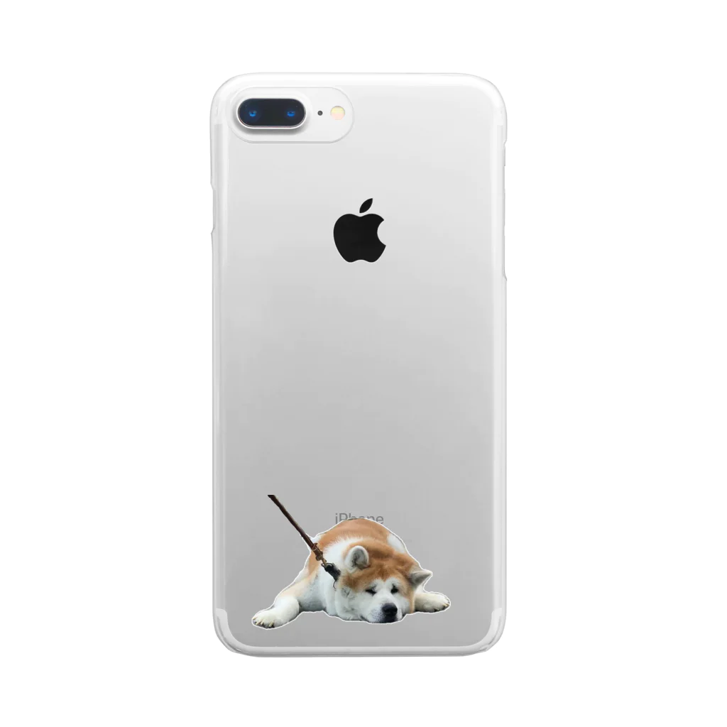 あきたいぬの秋田犬 あきたいぬ Clear Smartphone Case