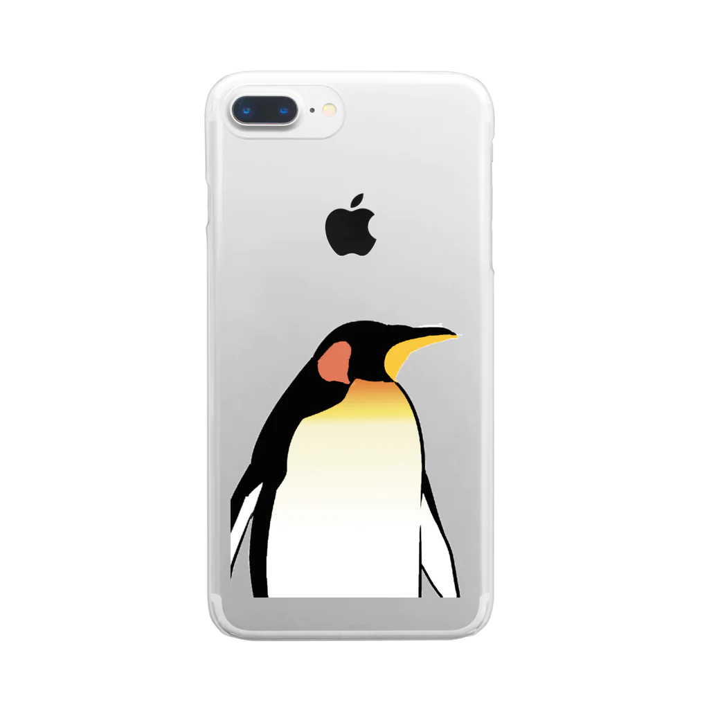 hosinoyuriのペンギンさん Clear Smartphone Case